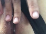 Public Masturbation Wet Pussy In The Car Multiple Orgasm (เงี่ยนมากเล่นมันในรถนี่แหละ) - Icezysunday