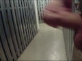 Male Public Parking Lot Masturbation with lots of cum from a horny cock outdoors