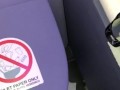 Jacking my dick because I was bored on the plane... cumshot on onlyfans 