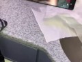 Jacking my dick because I was bored on the plane... cumshot on onlyfans 