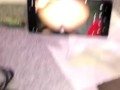 Jacking my dick because I was bored on the plane... cumshot on onlyfans 