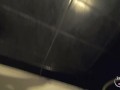 Beauty plays with big pussy lips, sucks, takes a golden shower and drinks piss