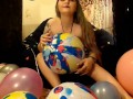 Looner Balloon Fetish! 50+Balloons/Inflatables Helium inhalation B2P hump&Fucked2cum&Helium VoiceJOI