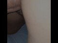 casual morning fuck from behind with amateur horny girl