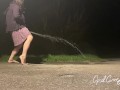 Naughty Girl Power Washes her Driveway with Piss, my Stream went so far! Who wants a Golden Shower