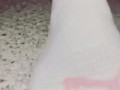 Cute Teen in Sports Socks