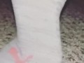 Cute Teen in Sports Socks