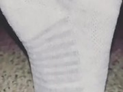 Cute Teen in Sports Socks