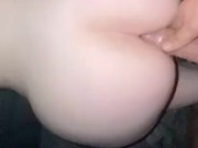 Giving his Hard Cock an Assjob with my Sexy BBW Ass ( full video )