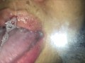 Glass tongue licking and kissing (Short version)