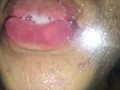 Glass tongue licking and kissing (Short version)