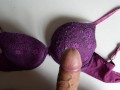 Two solo POV ruined orgasms. Cumshots on bra TWICE