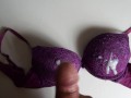 Two solo POV ruined orgasms. Cumshots on bra TWICE