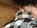 peruvian latina 18 sucks my cock like a whore in abandoned house and spits on him