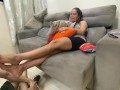 LONG PREVIEW Goddess Kiffa Personal trainer lesson for free FOOT WORSHIP SMELLY FOOT FOOT MASSAGE