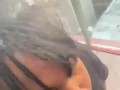 OMG!!!! BLACK GIRL CAUGHT OUTSIDE ON BALCONY SUCKING a BBC!! IT GETS VERY SLOPPY!!!!!