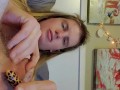 a little dick meets a little bullet vibrator