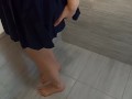 Schoolgirl Wetting Her Panties And Pee On The Floor. Pee Desperation. Pissing In Skirt | Kinky Dove