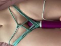 JULIA teased to the orgasm
