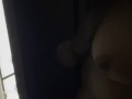 housesitting! watch me dance topless in front of the gardeners from inside