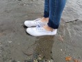 Soaking My White Keds - SFW