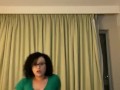 Curly hair Redbone making herself cum/orgasm 