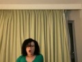 Curly hair Redbone making herself cum/orgasm 