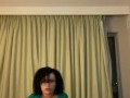 Curly hair Redbone making herself cum/orgasm 
