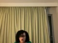 Curly hair Redbone making herself cum/orgasm 