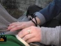 Outdoor Waterfall Blowjob - Blonde Canadian Green Eyes Almost Gets Caught!