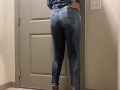 Locked out and desperate to pee | soaked jeans