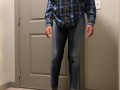 Locked out and desperate to pee | soaked jeans