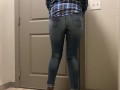 Locked out and desperate to pee | soaked jeans