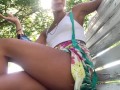 SQUIRTING MY JUICE @ PARTY - PUBLIC MASTURBATION | LaraJuicy