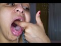 Juicy self gagging again (Short version)