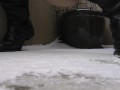 Quick Pee In the Snow