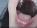 Close up POV Cum on my pretty lips