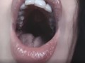 Close up POV Cum on my pretty lips