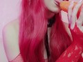 Octokuro - demon girl ahegao split tongue bad dragon - full version