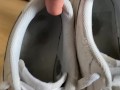 Air Force 1 shoeplay and sock POV