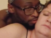 Milf Alegra B takes her first anal plug and cock at the same time