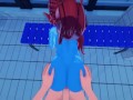 Undine gets fucked from POV, swallows a load of cum. Undertale hentai.