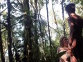 PAWG & 11 INCH BBC SUCKIN' 'N' FUCKIN' IN THE WOODS with @elKonguito