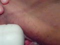 Solo Latina with Massage Wand