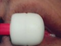 Solo Latina with Massage Wand
