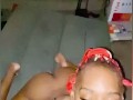 EBONY FREAK WITH GOOD PUSSY && A SEXY  MOAN