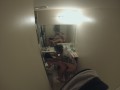Bathroom Ceiling Cam -- MILF Shelby Squirts