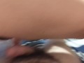 Thick Puerto Rican Babe's pussy is so wet you can hear it while she rides.