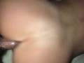 Pawg slut creaming on big brown dick