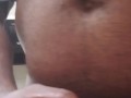 Jacking off at work in the rest room